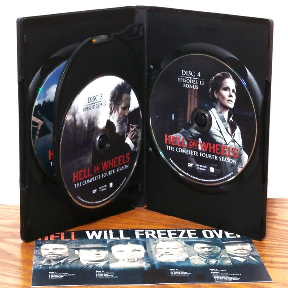 HELL ON WHEELS DVD The Complete Fourth Season 4-Disc Set, Hell Ain't Civilized - Picture 6 of 6